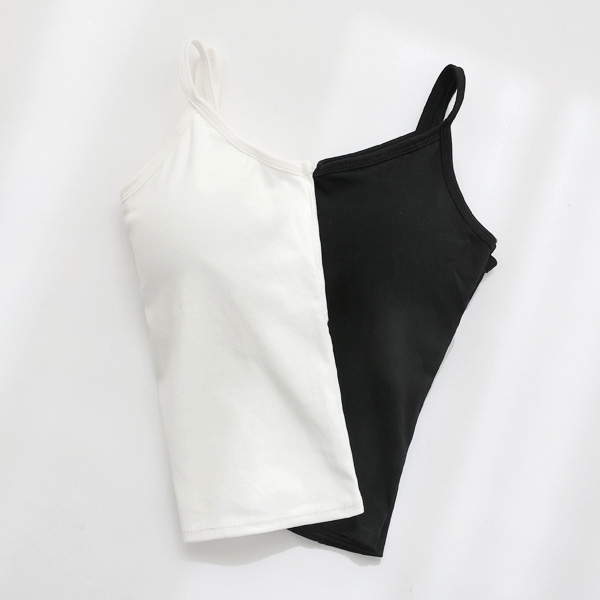<b>[Special Offer 1+1]</b> Crop Top with Built-in Cap and 2-Piece Set
