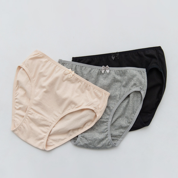 <b>[Limited-time discount]</b> 3-piece cotton panties