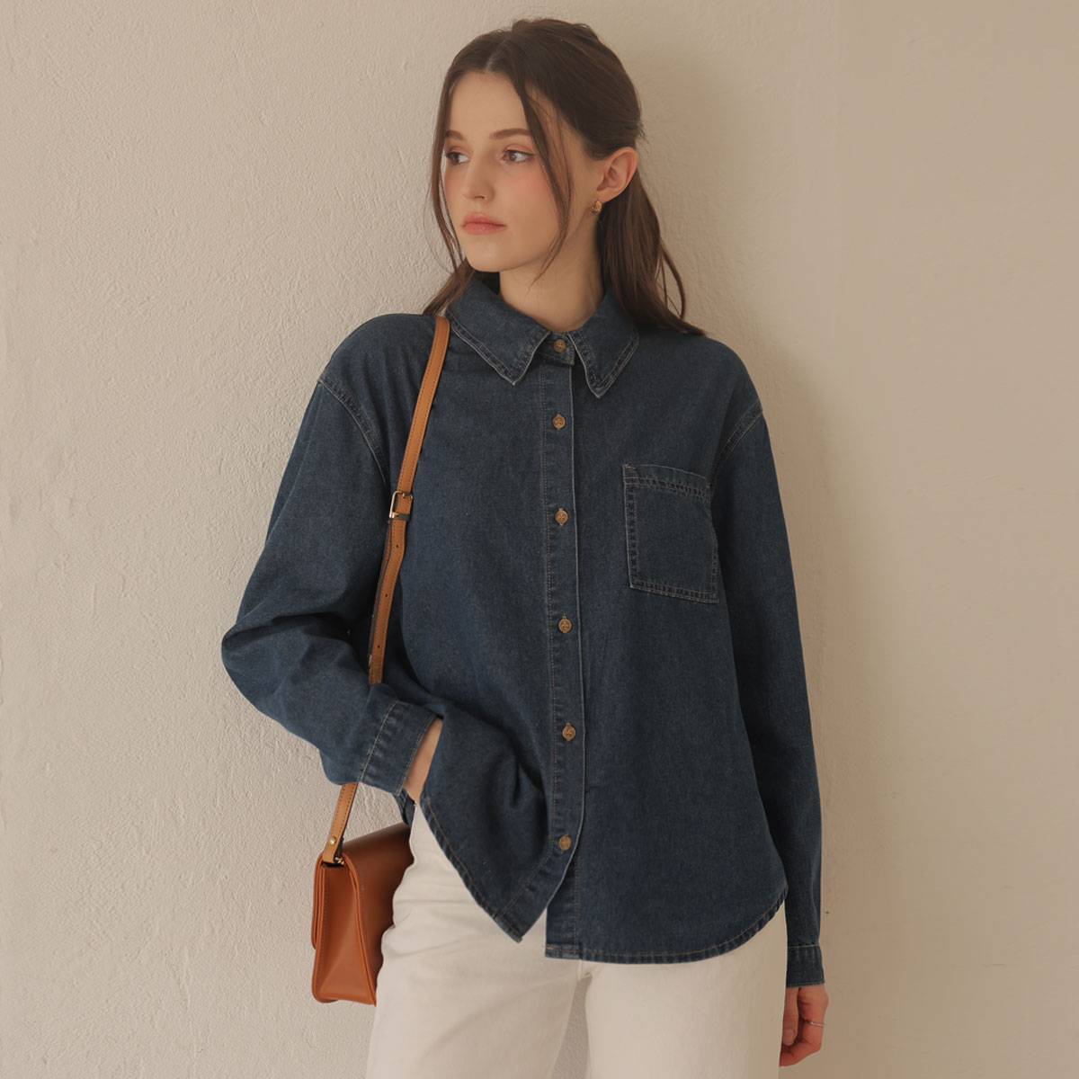 Soft denim shirt