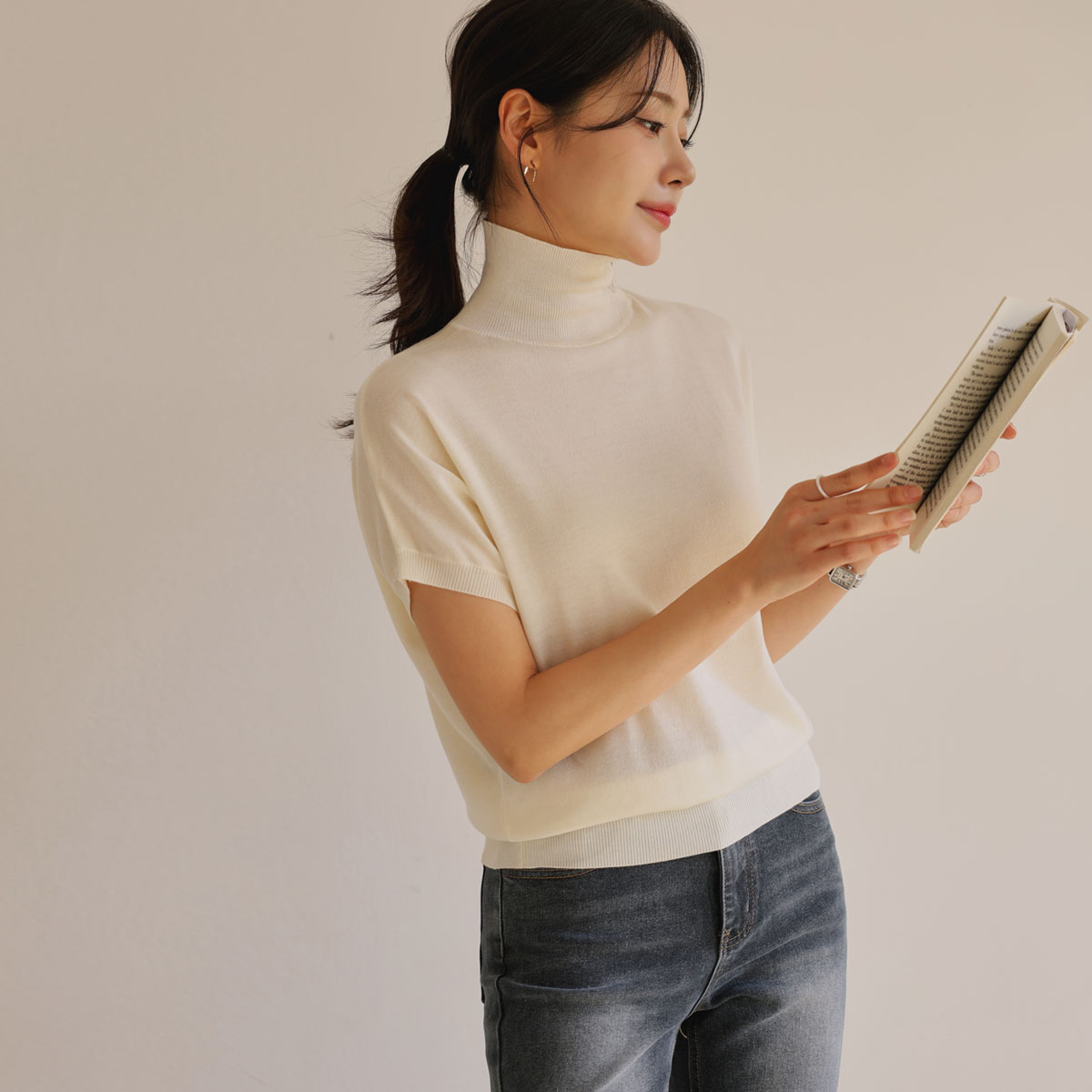 Day Soft Button Polar Knit