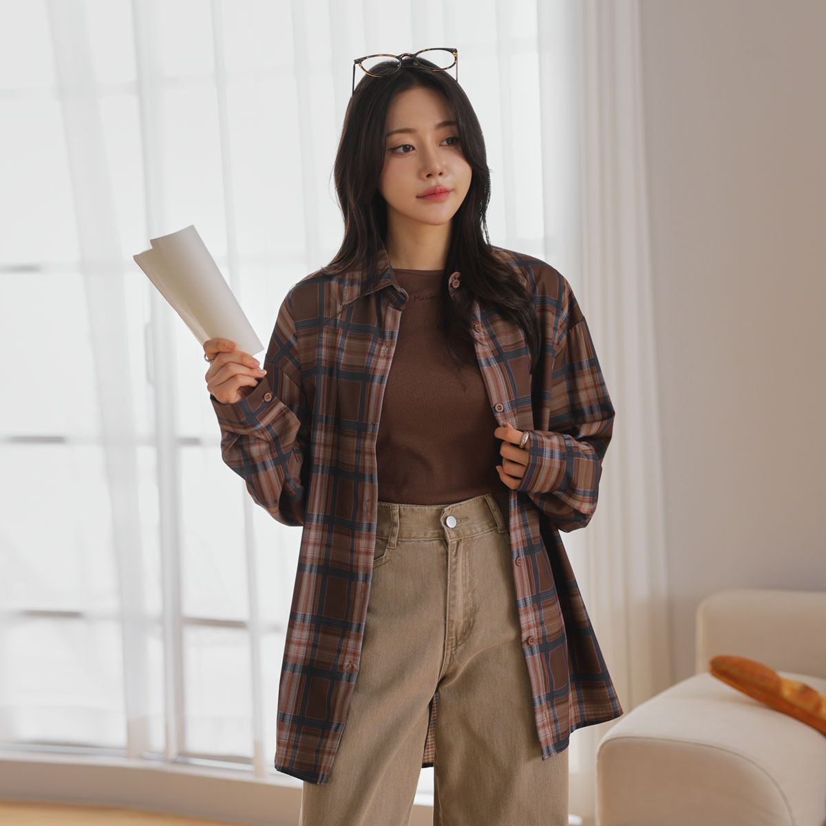 Mood Double-Sided Check Shirts