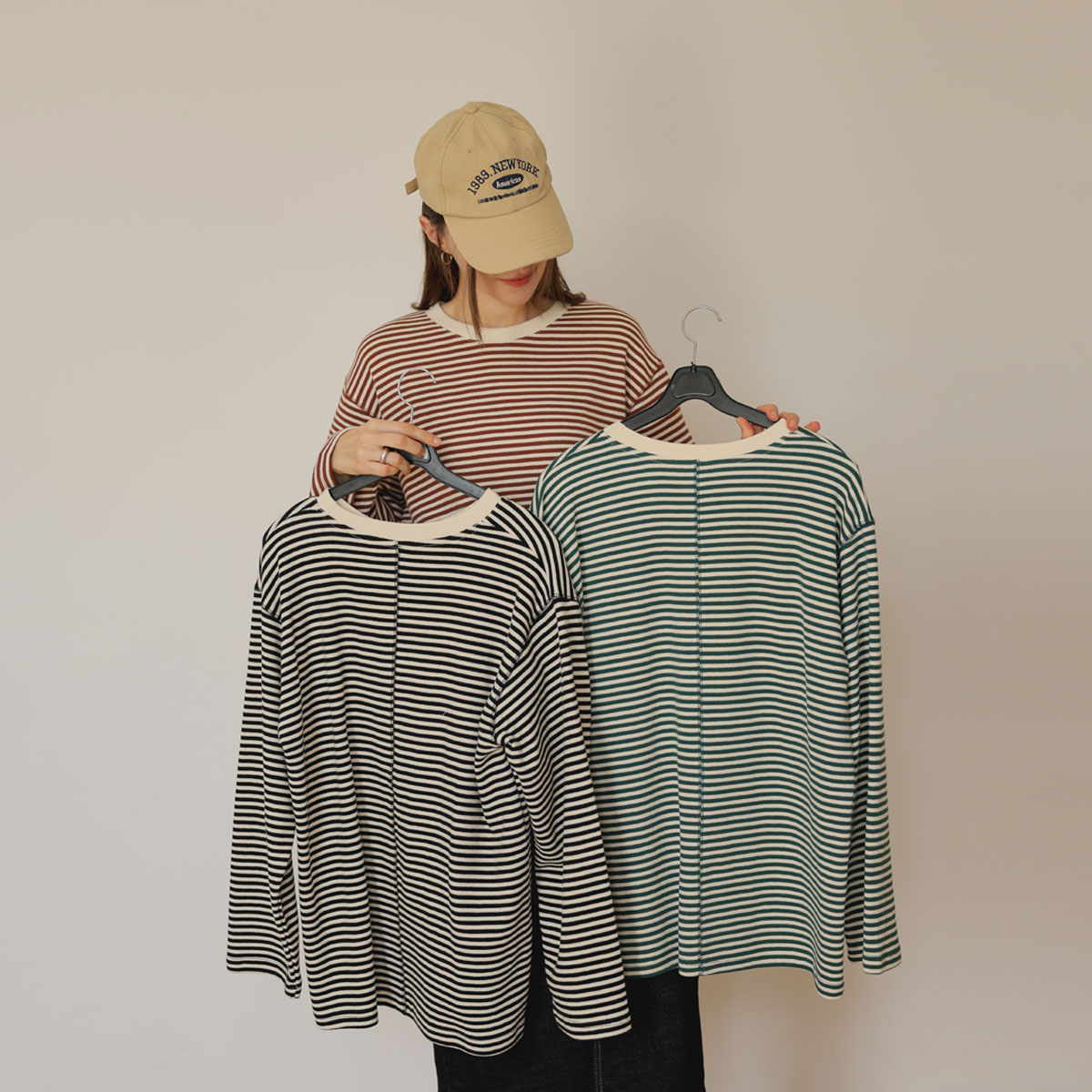 <b>[Made]</b> Rodem Stripe Cotton T-shirt