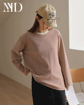 <b>[Made]</b> Rodem Stripe Cotton T-shirt