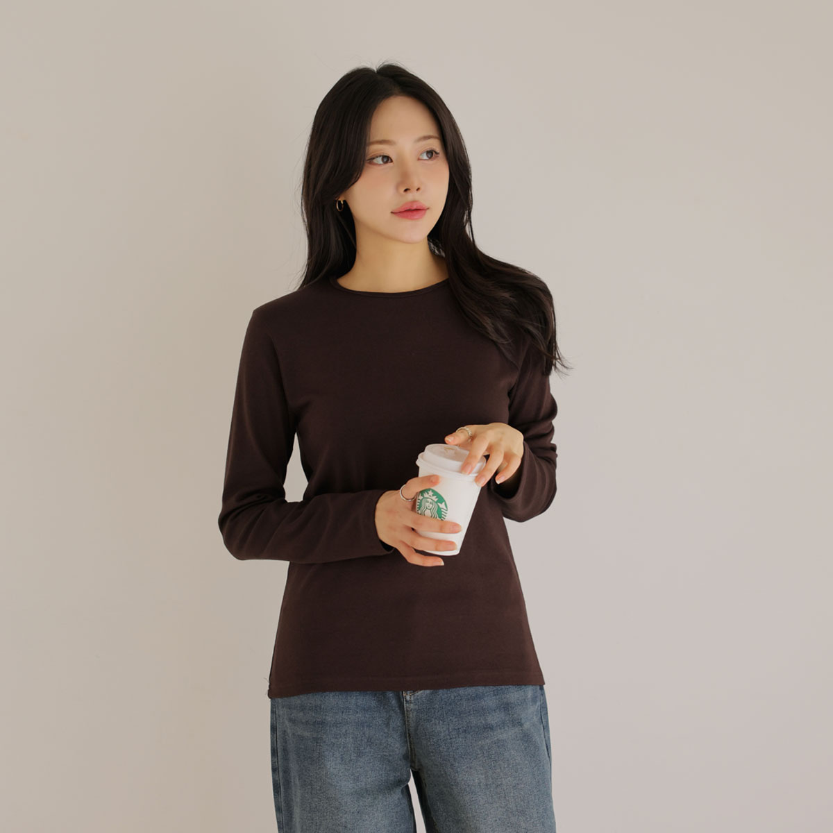 After washing, the same Rabbah T-shirt (ver.Autumn)