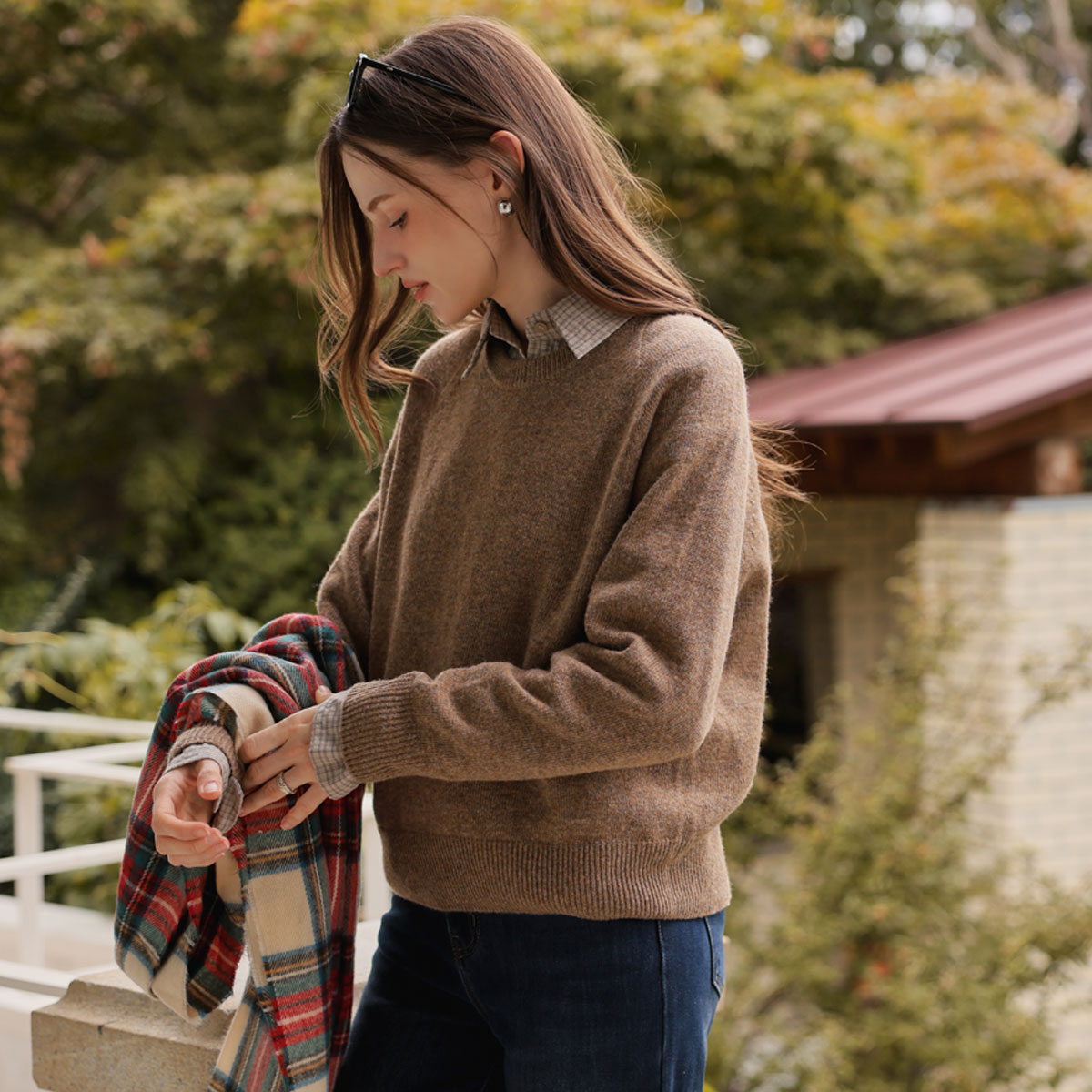 Holgarment Hairy Round Knit