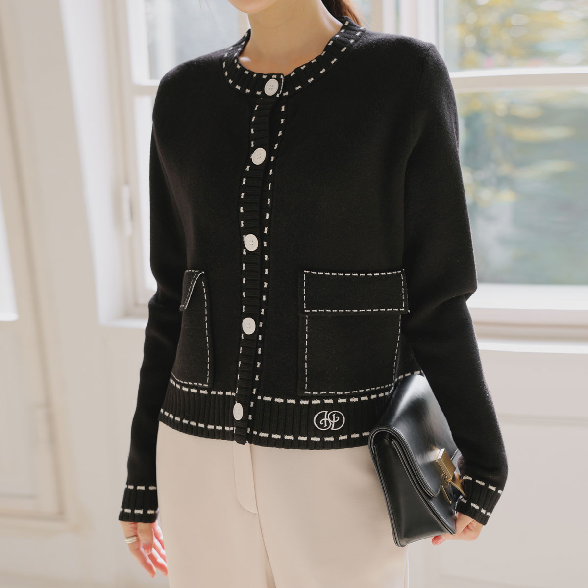 Stitch Soft Button Knit