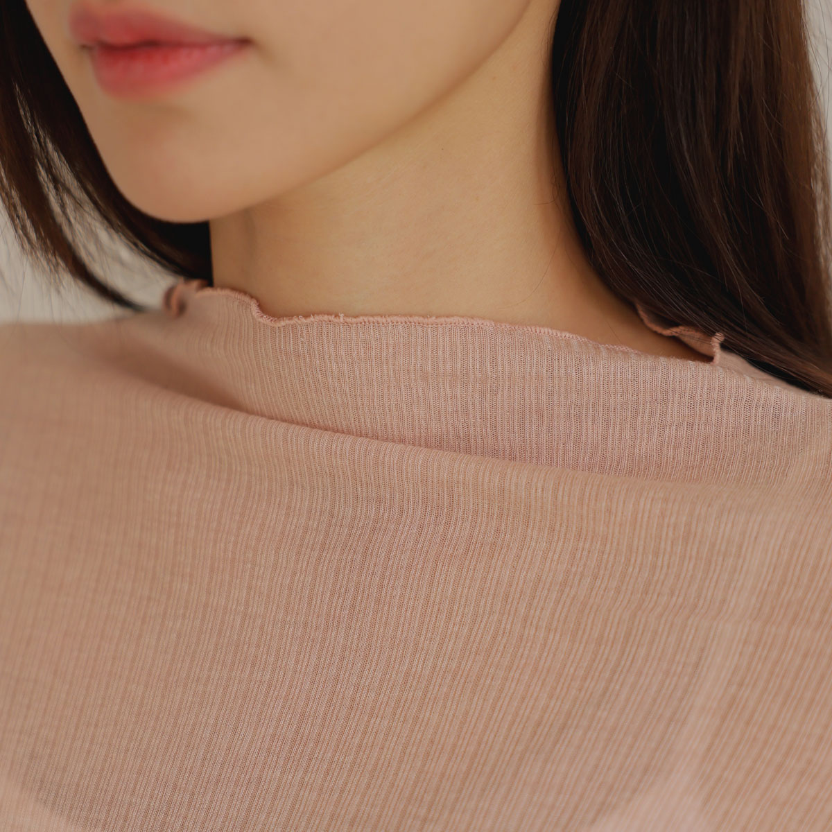 <b>[Limited Quantity SALE]</b> Frill Neck Layered T-Shirt