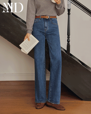 <b>[Coordination Set Discount]</b> <b>[Made]</b> Life Fit Span Wide Denim Pants (ver. four seasons)