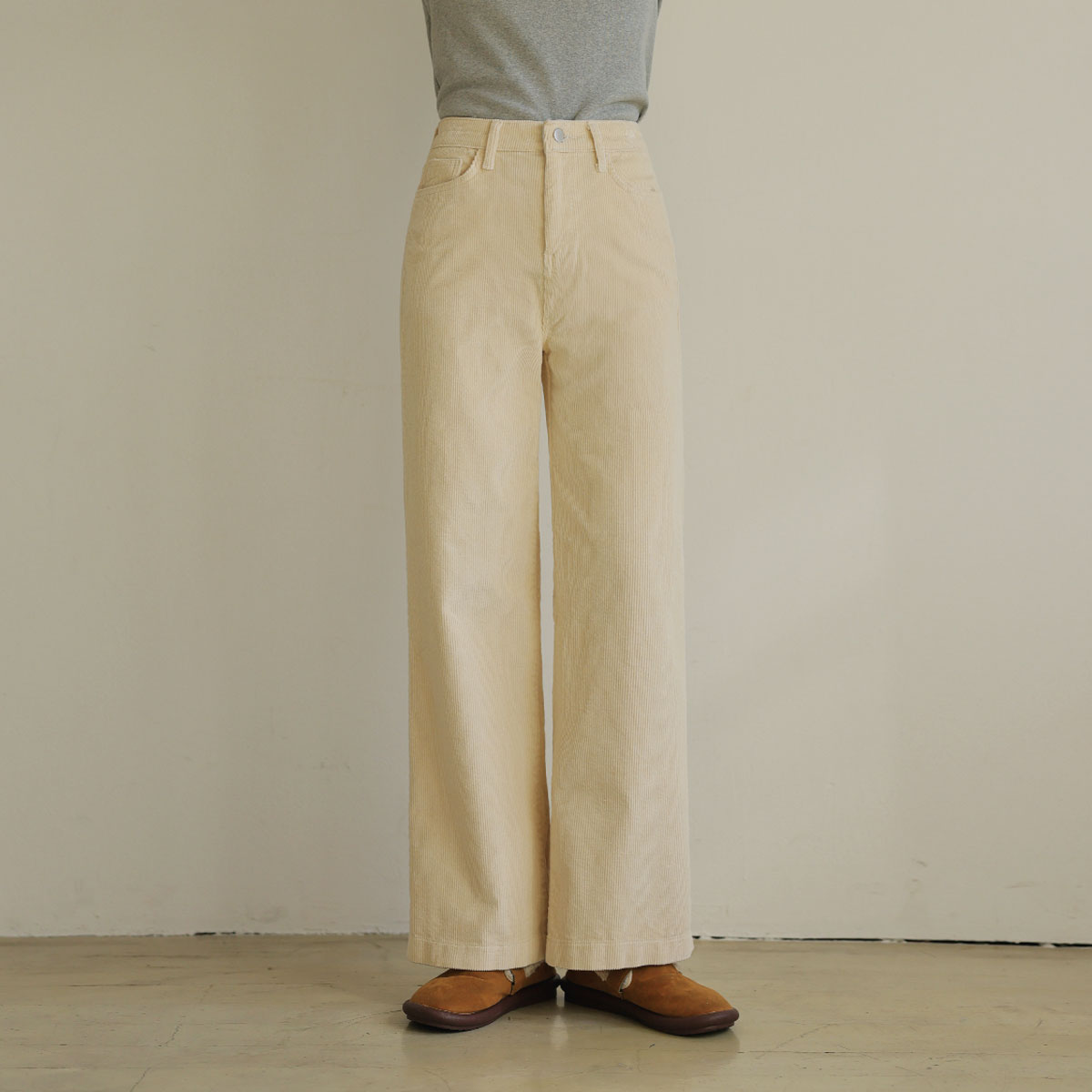 <b>[Made]</b> Comfortable corduroy wide pants