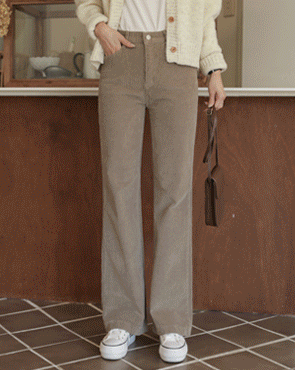 <b>[Made]</b> Comfortable corduroy bootcut pants