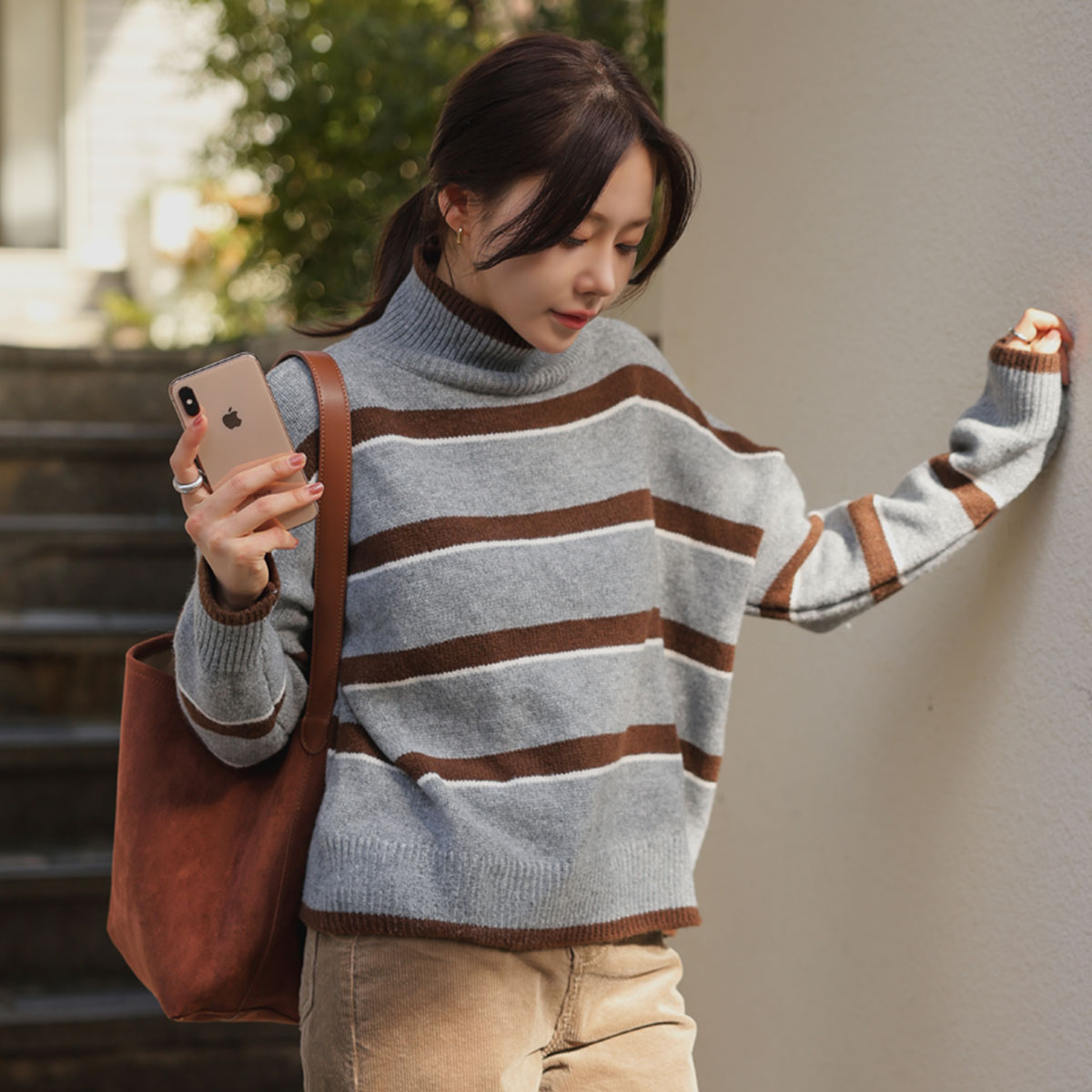 Dangara loose fit Pola knit