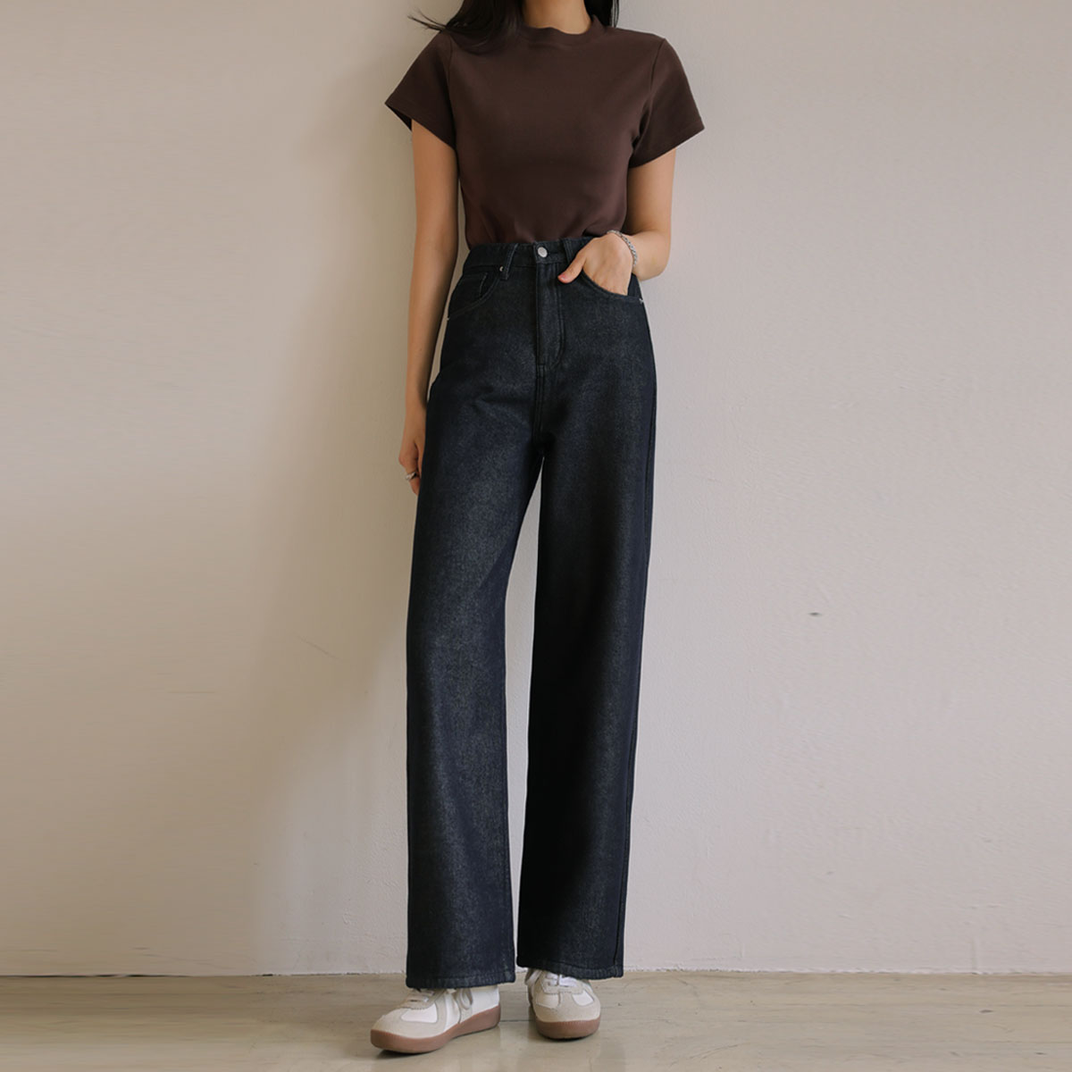 <b>[Limited Quantity SALE]</b> 3 Types of Non-Faded Bonded Brushed Raw Denim Pants