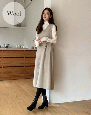 Lenir Wool v Belt One Piece