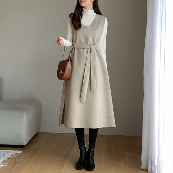 Lenir Wool v Belt One Piece