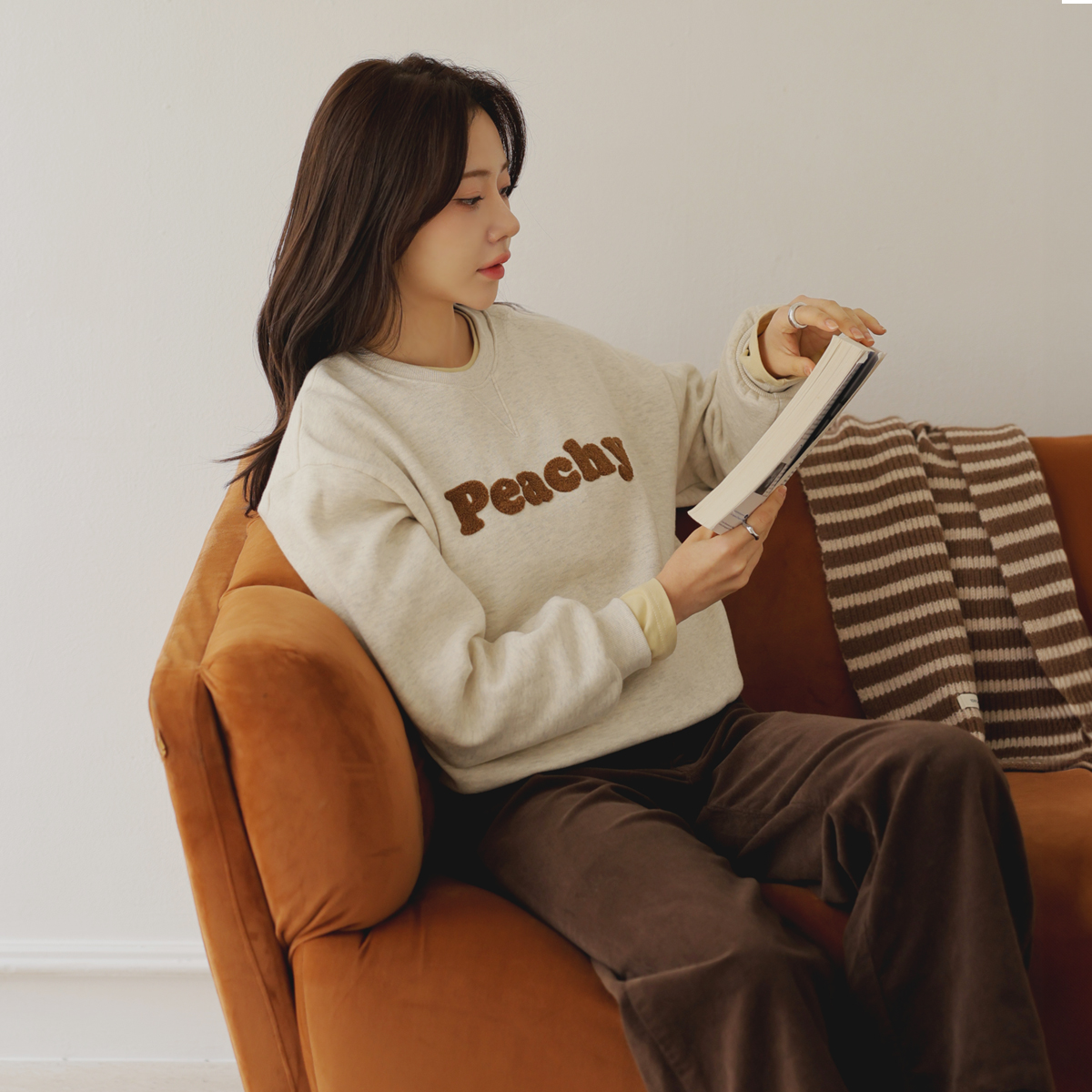 Peach Buckle Triangle Sweatshirt