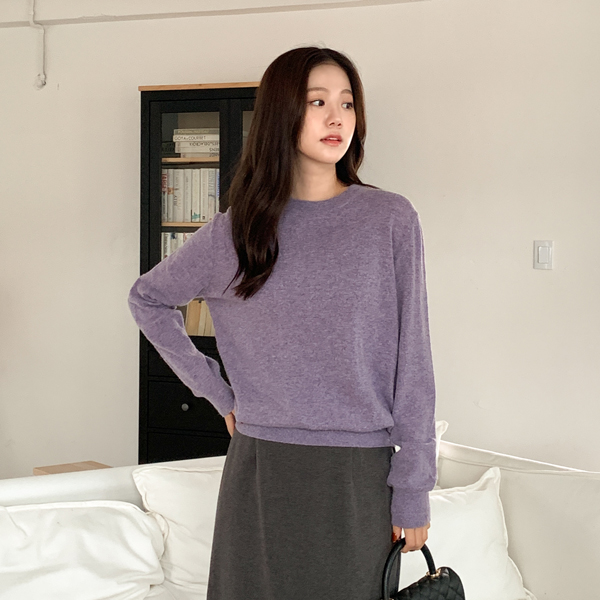 Hamel Cashmere Fine Wool Round Knit