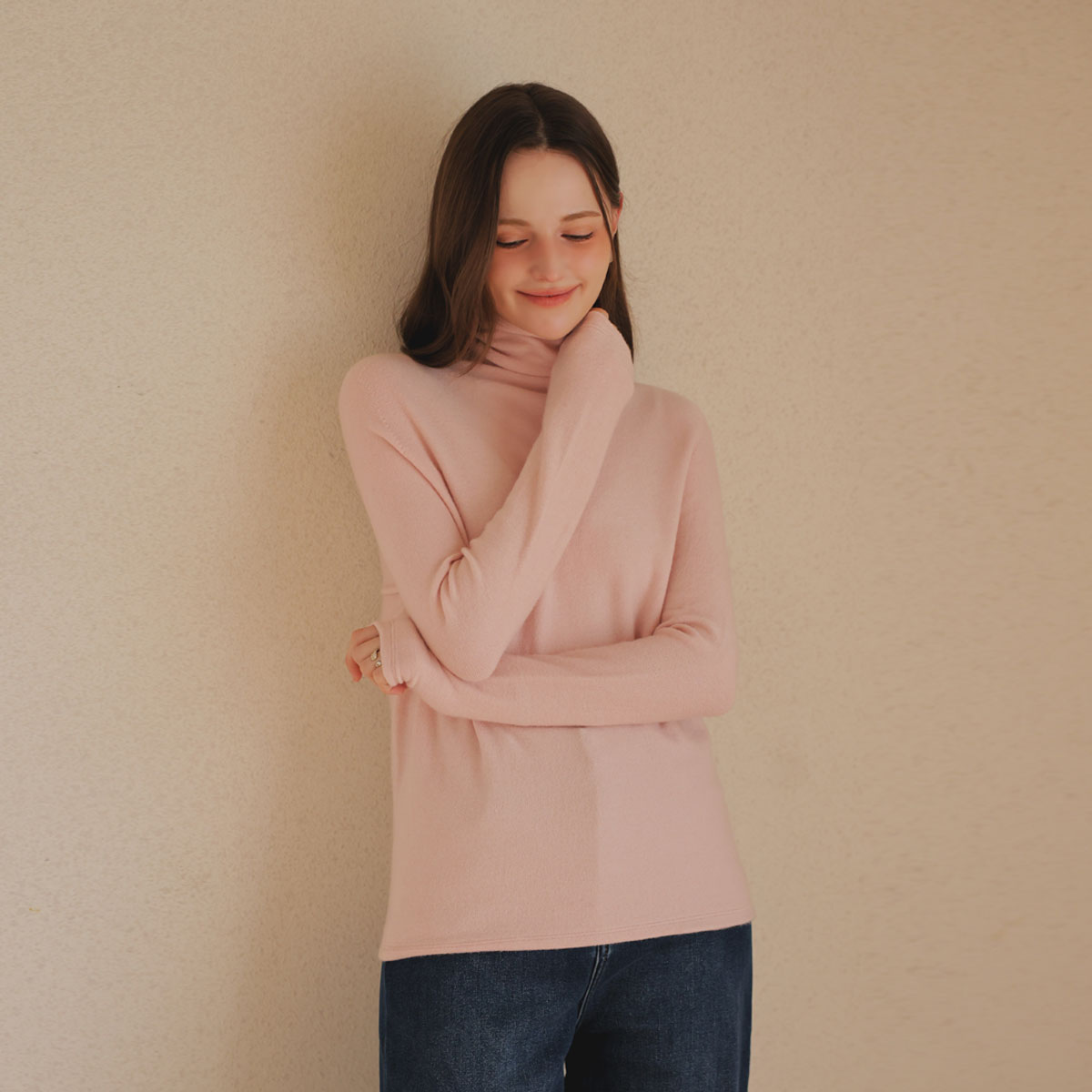 Anti-pilling whole garment Pola knit