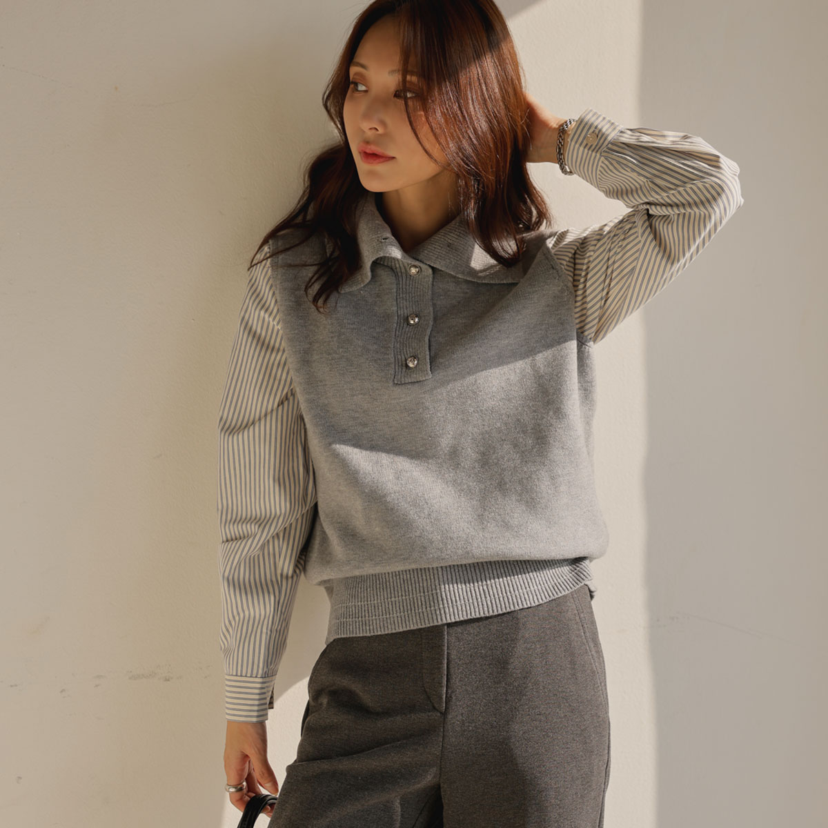 Shirt Combination Color Combination Pola Knit