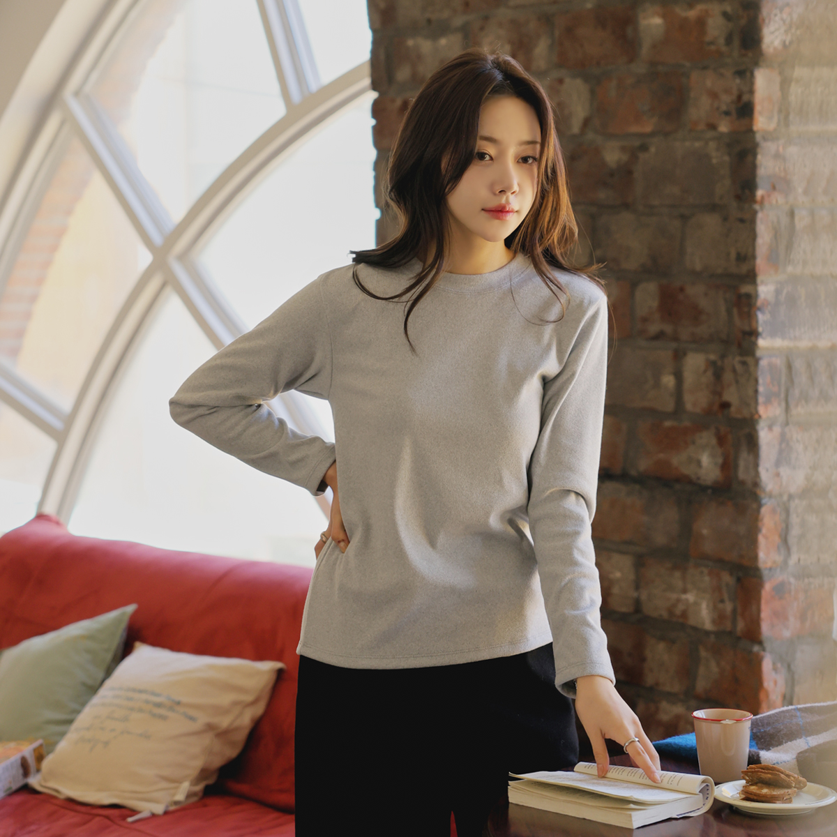 Fleece Touch Sheepskin T-shirt