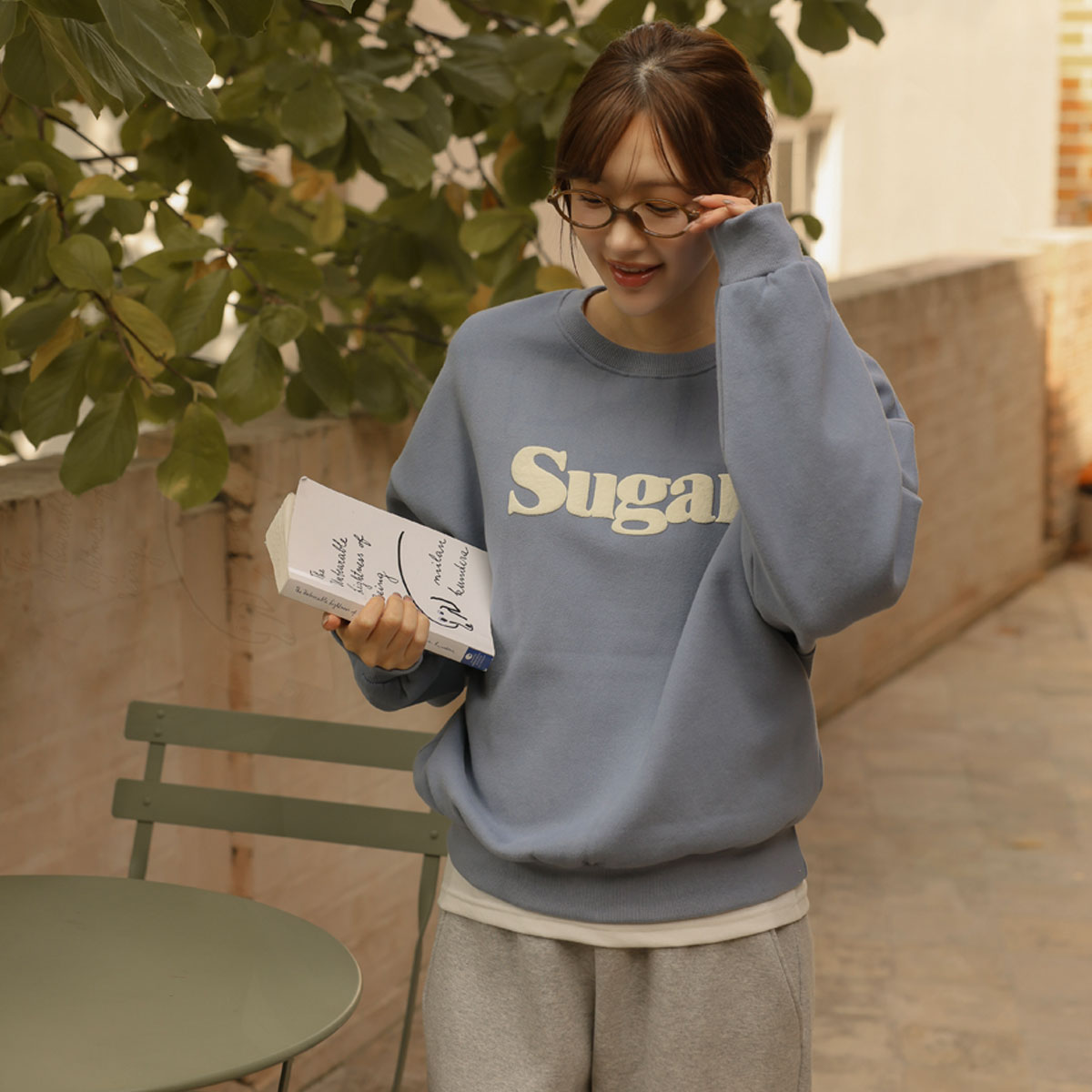 Sugar Font Sheepskin Sweatshirt