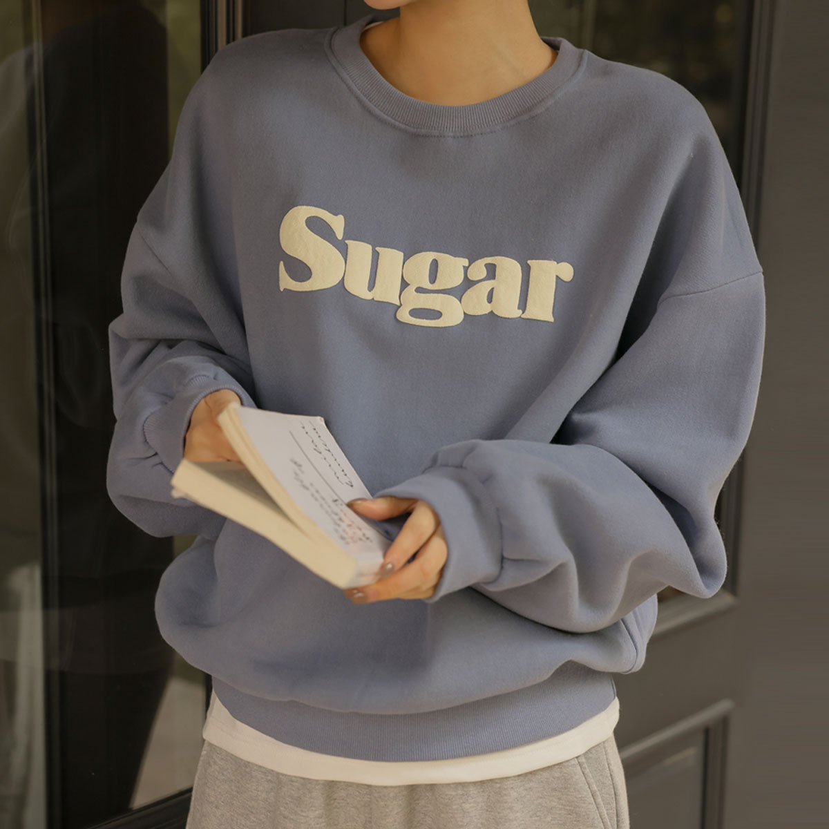 Sugar Font Sheepskin Sweatshirt