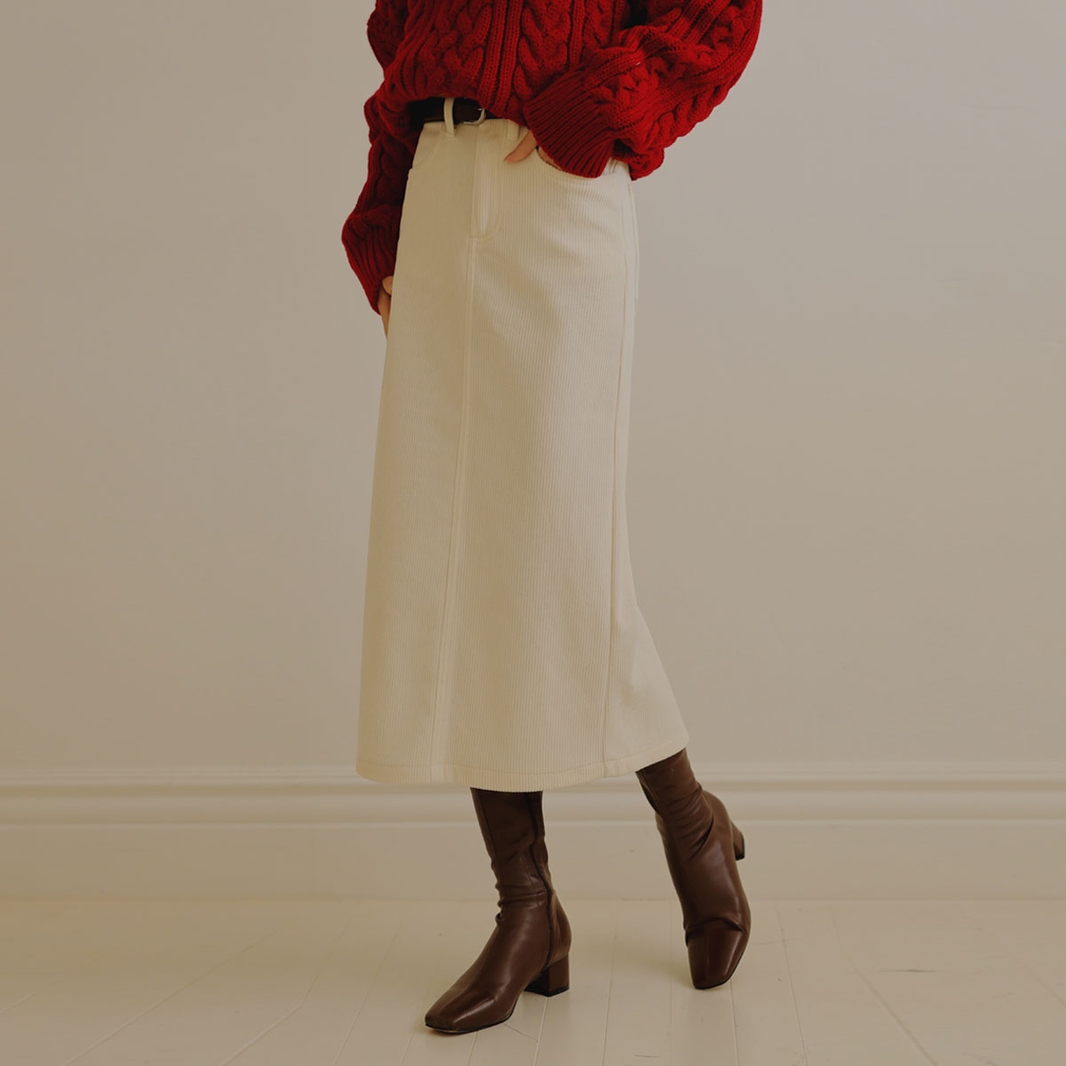 2TYPE Corduroy Raised Mosquito Skirt