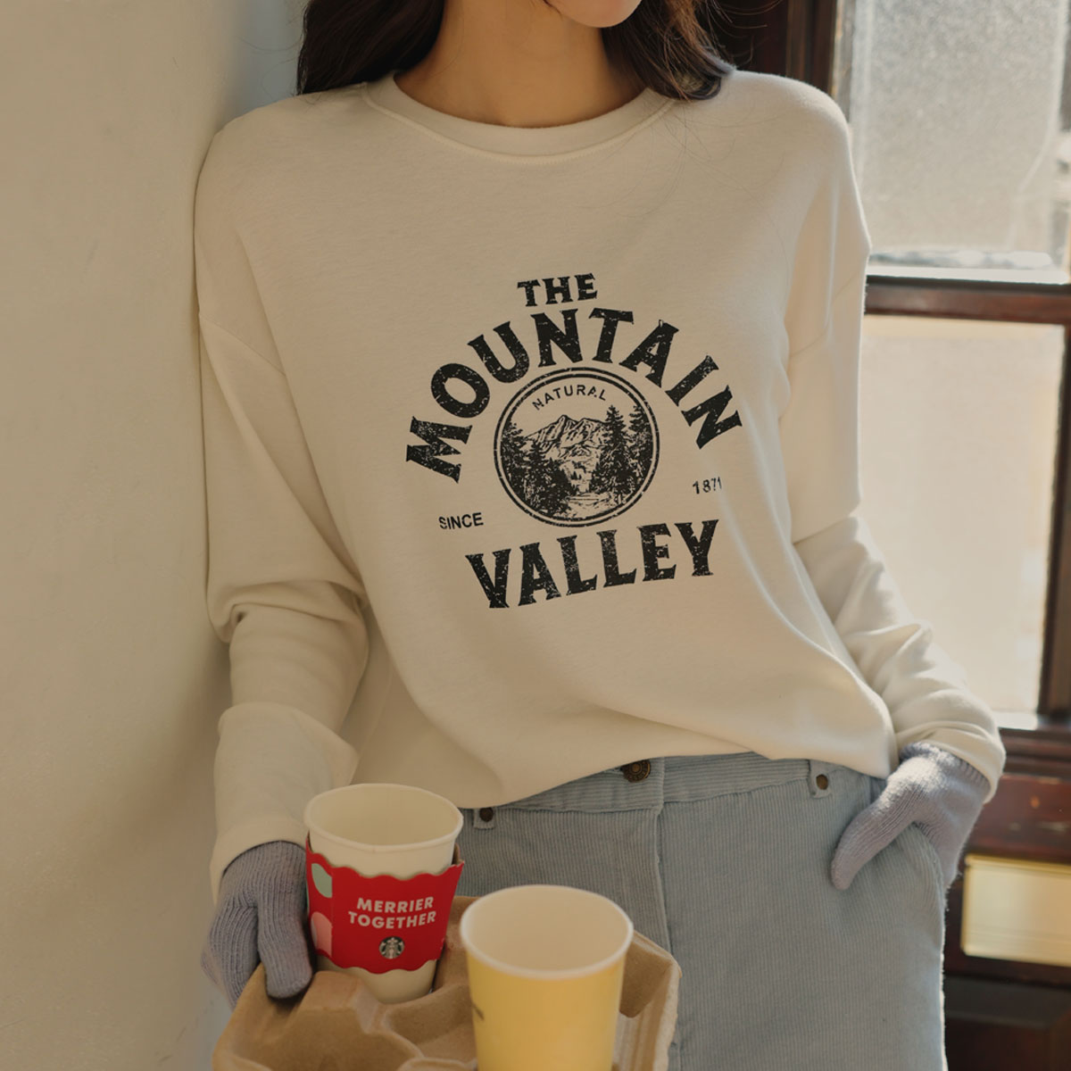 Mountain Print Kimoti