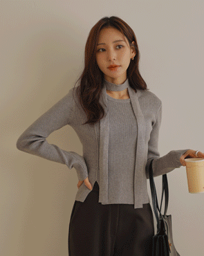 Tie set golf knit