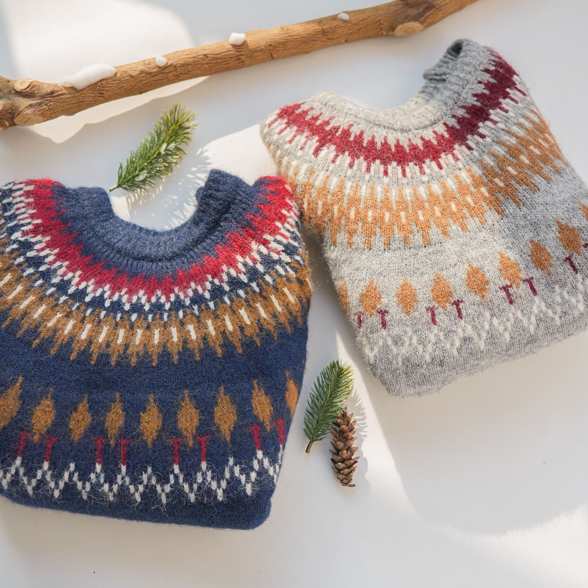 Snow Nordic Knit