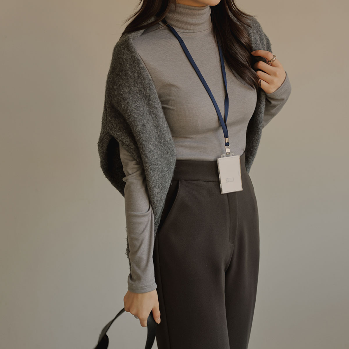 Charlanxpan Inner Mock Polo T-shirt