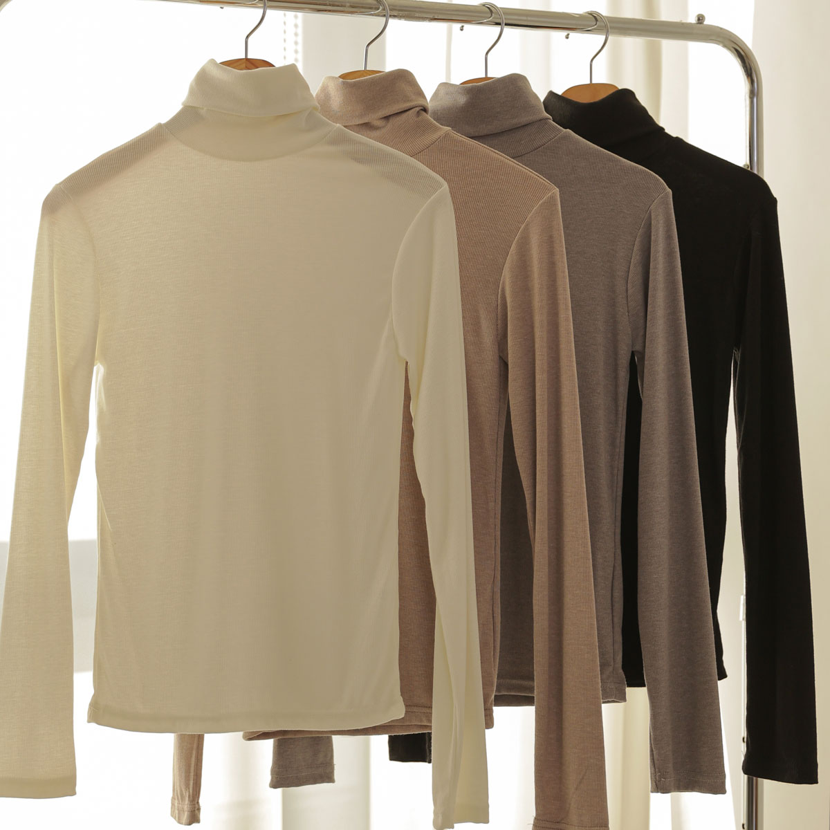 Charlanxpan Inner Mock Polo T-shirt