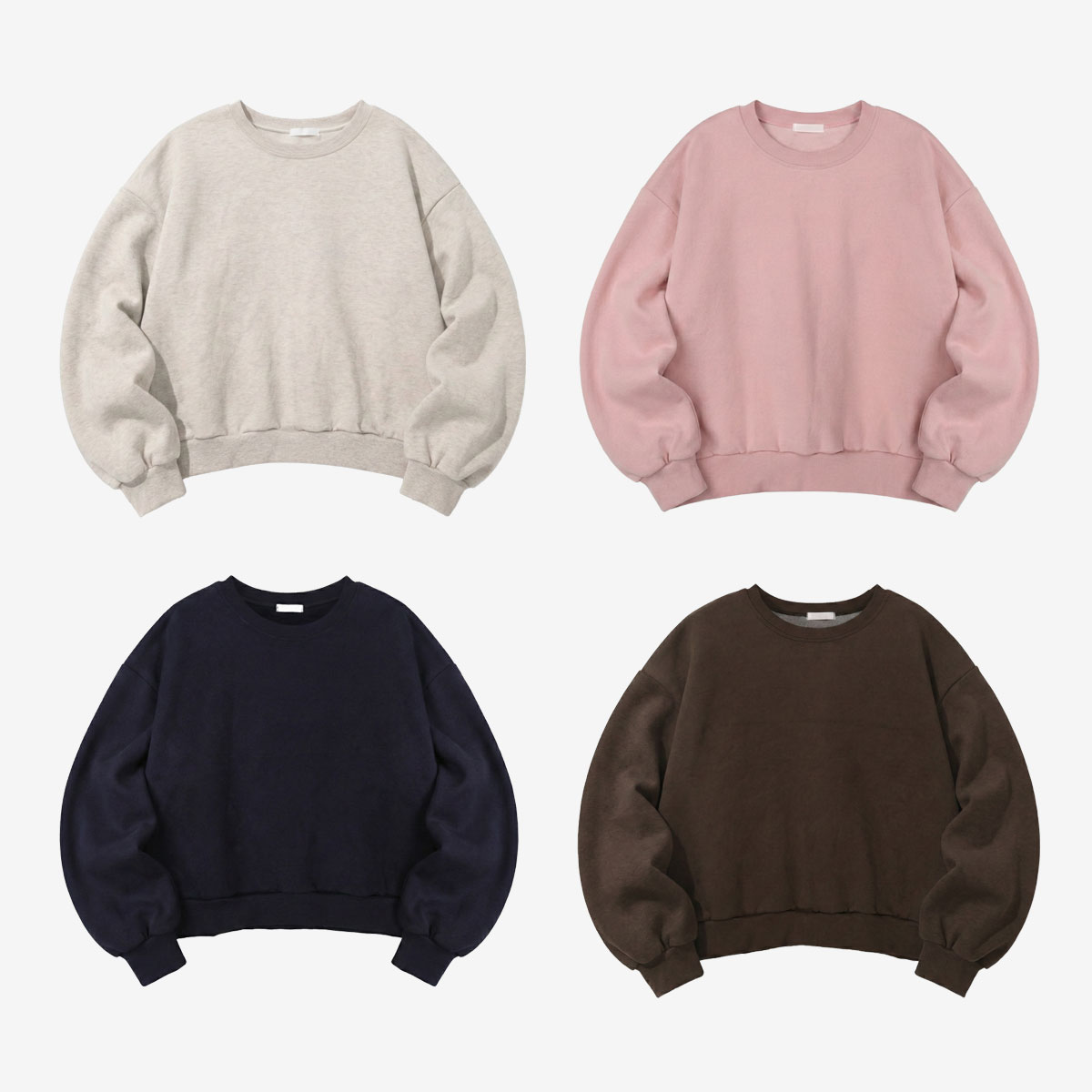 Sweet Muji Sheepskin Man-to-Man Tee