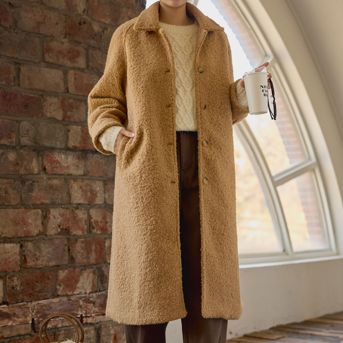 Snow Single Buckle Coat