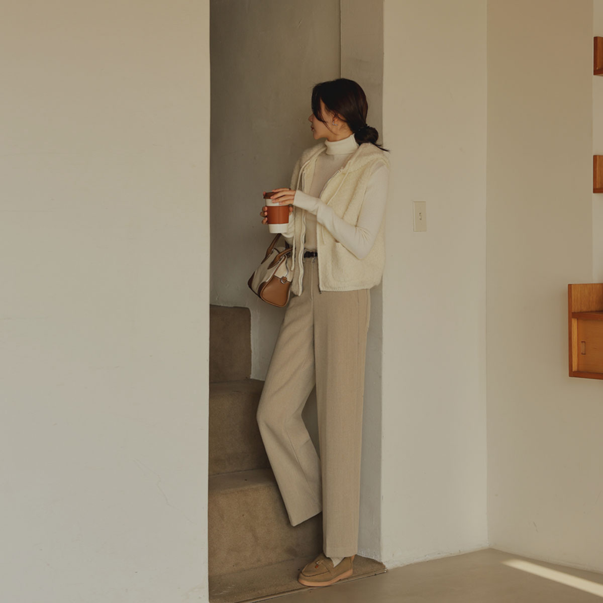 Wool Touch Fleece Slacks