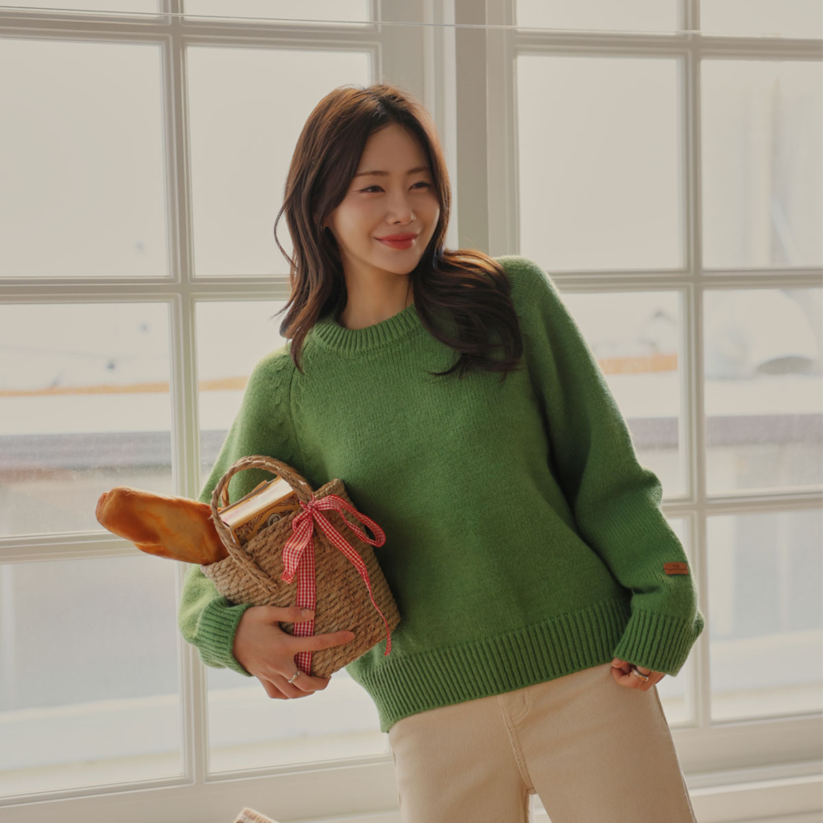 Sleeve label round knit