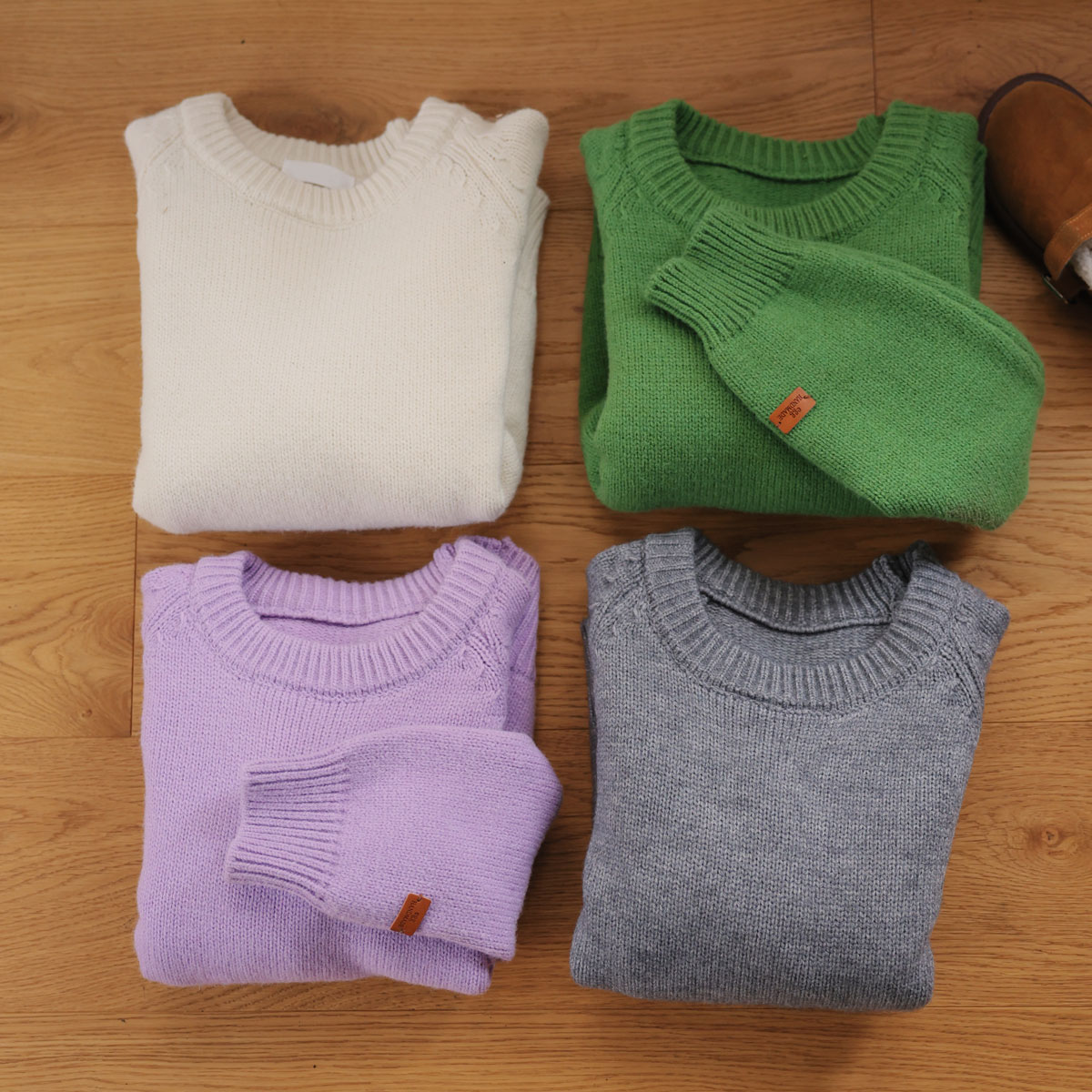 Sleeve label round knit