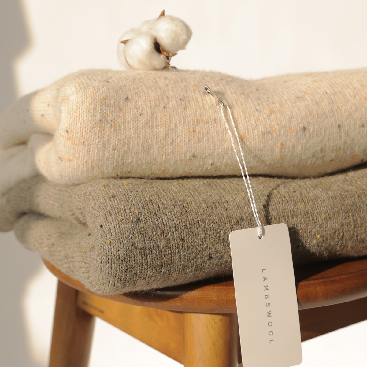 Popcorn Bocashi Round Knit