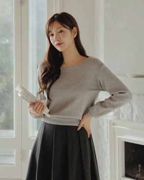 Viscose wool round knit