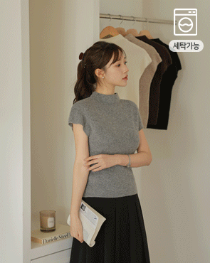 Washable cashmere-like half-polar knit