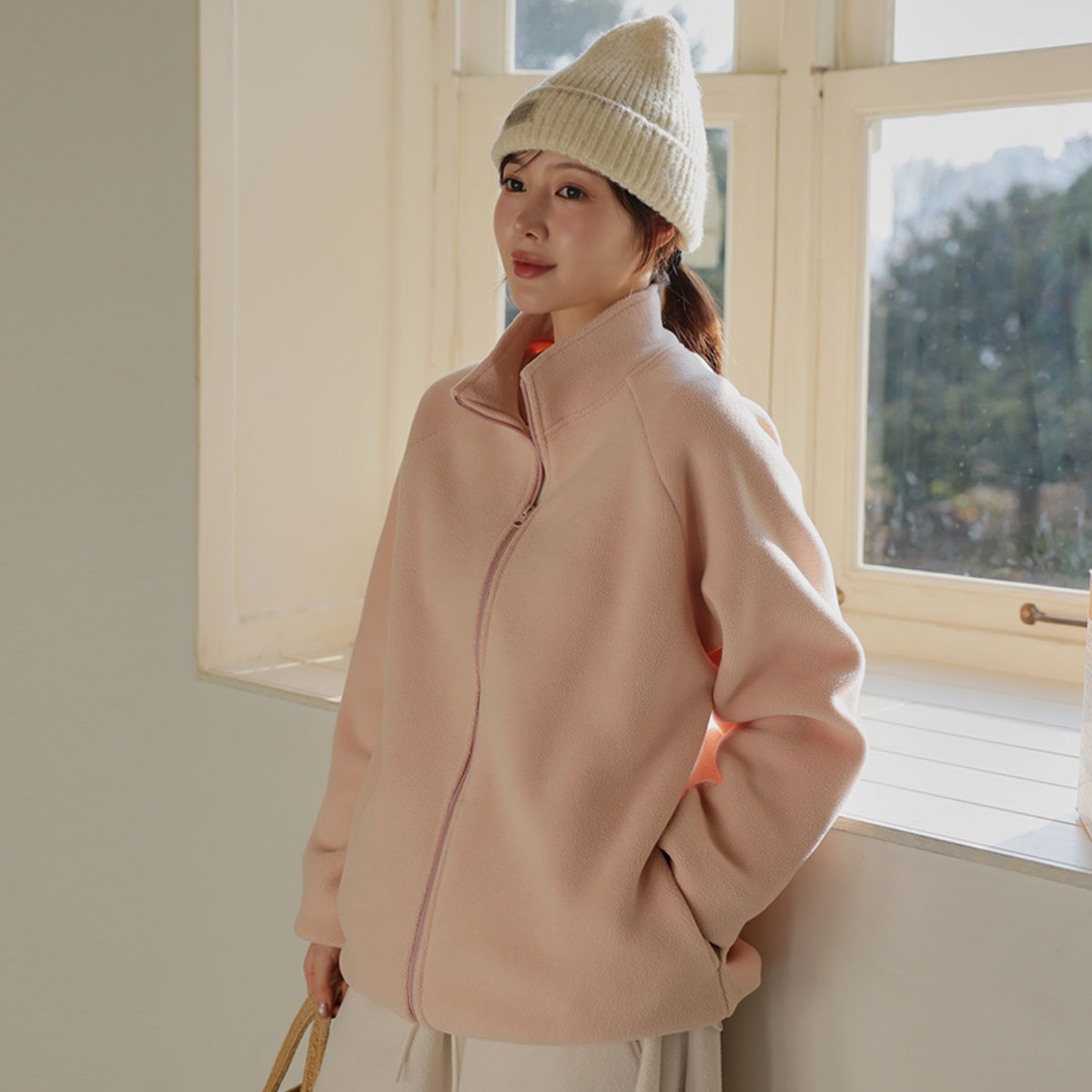 Staywarm fleece zip-up