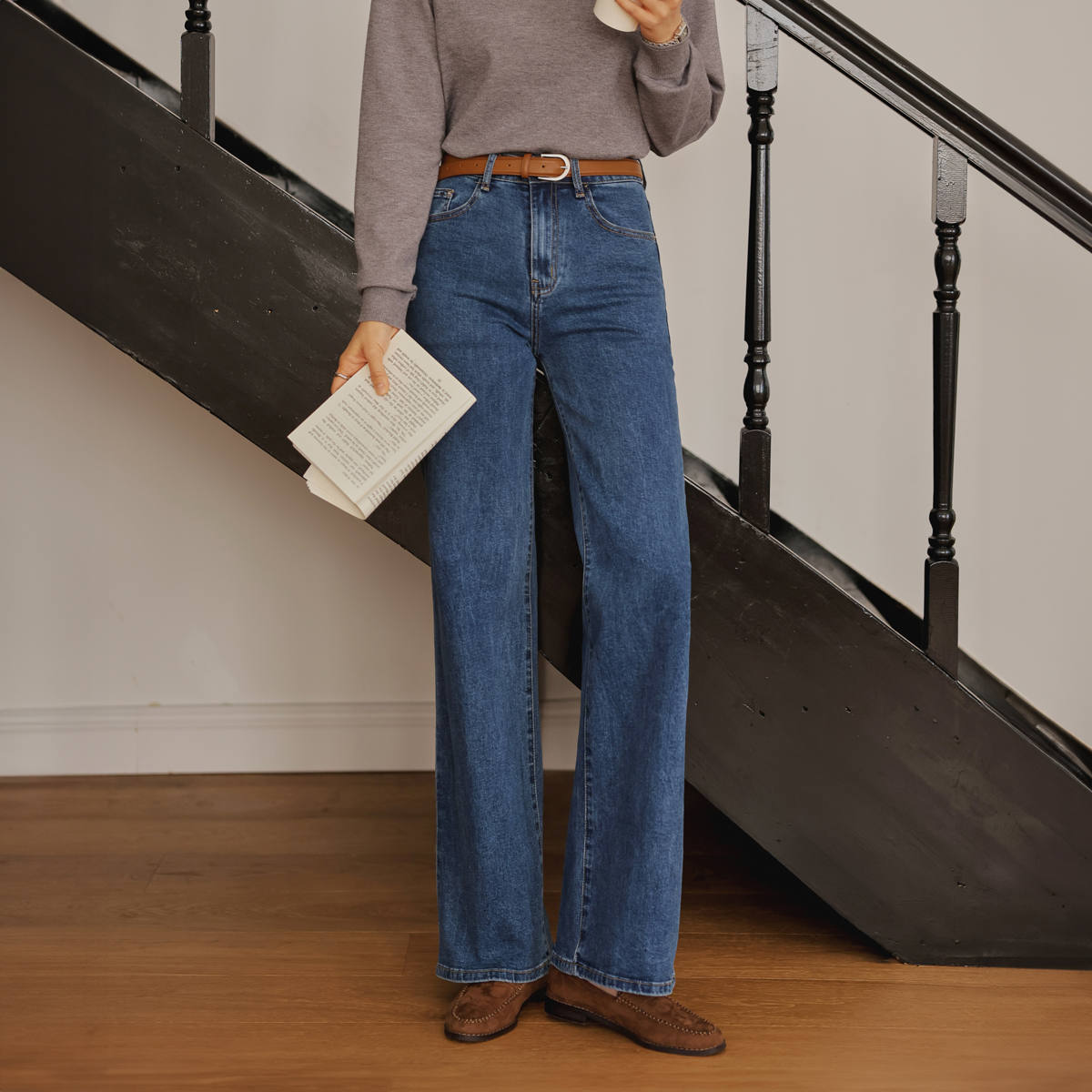 <b>[Made]</b> Life Fit Span Wide Denim Pants (ver. four seasons)