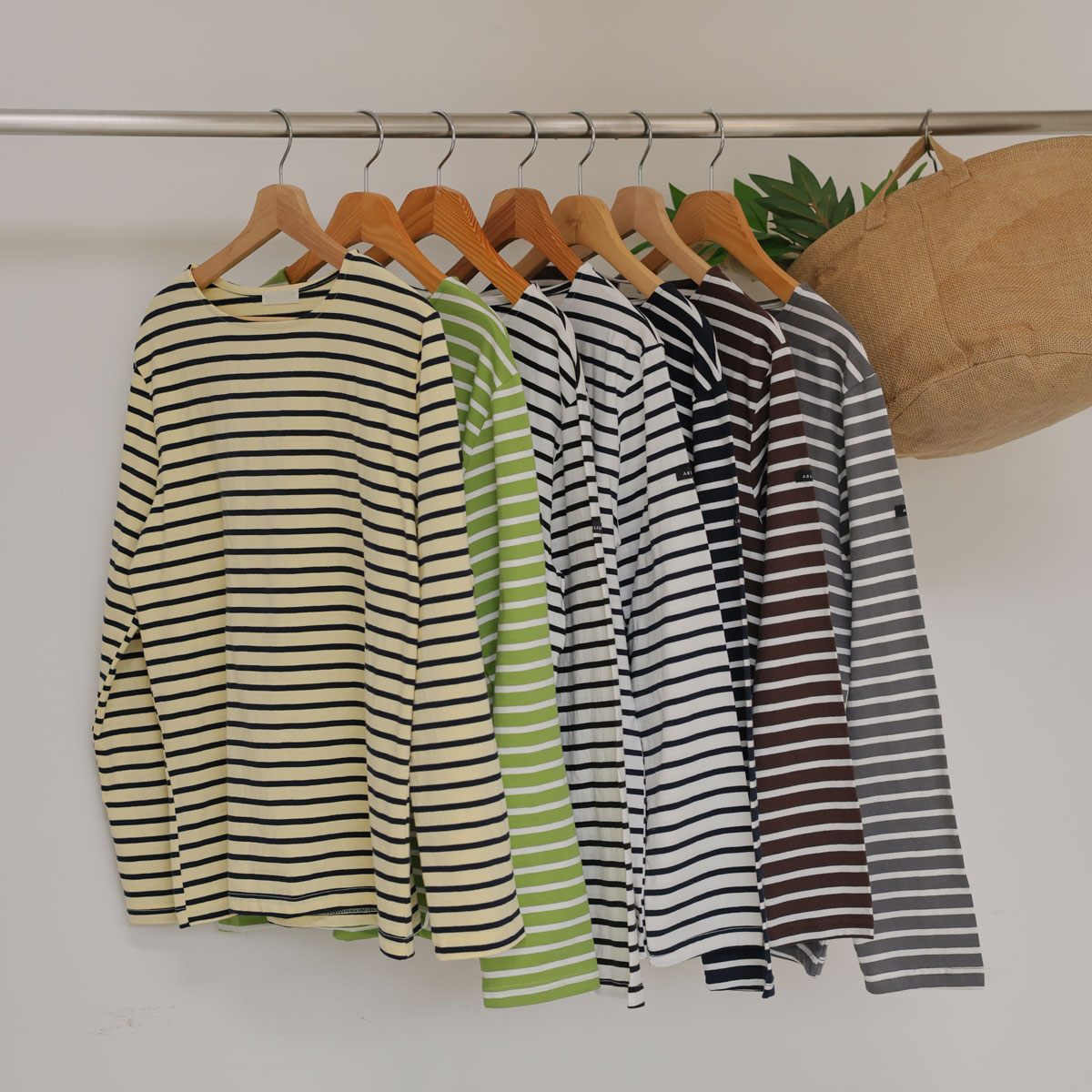 Stripe T-shirt after washing