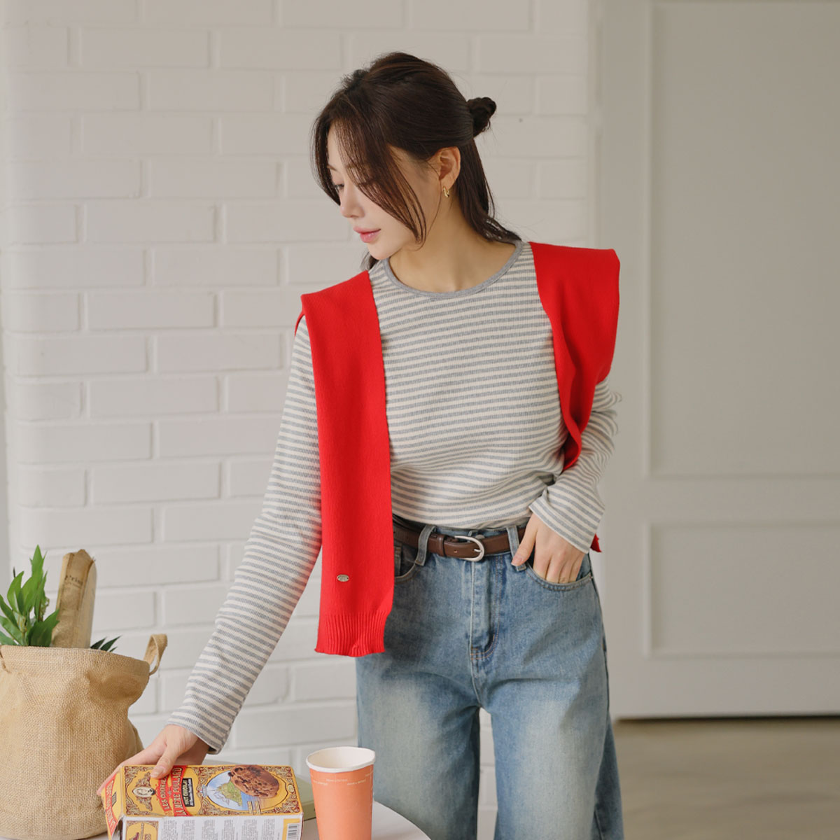 pendant shoulder shawl muffler