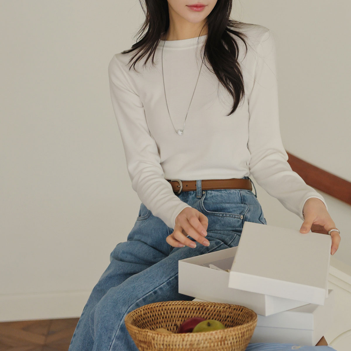 Soft Skin Basic Round T-shirt (5 colors)