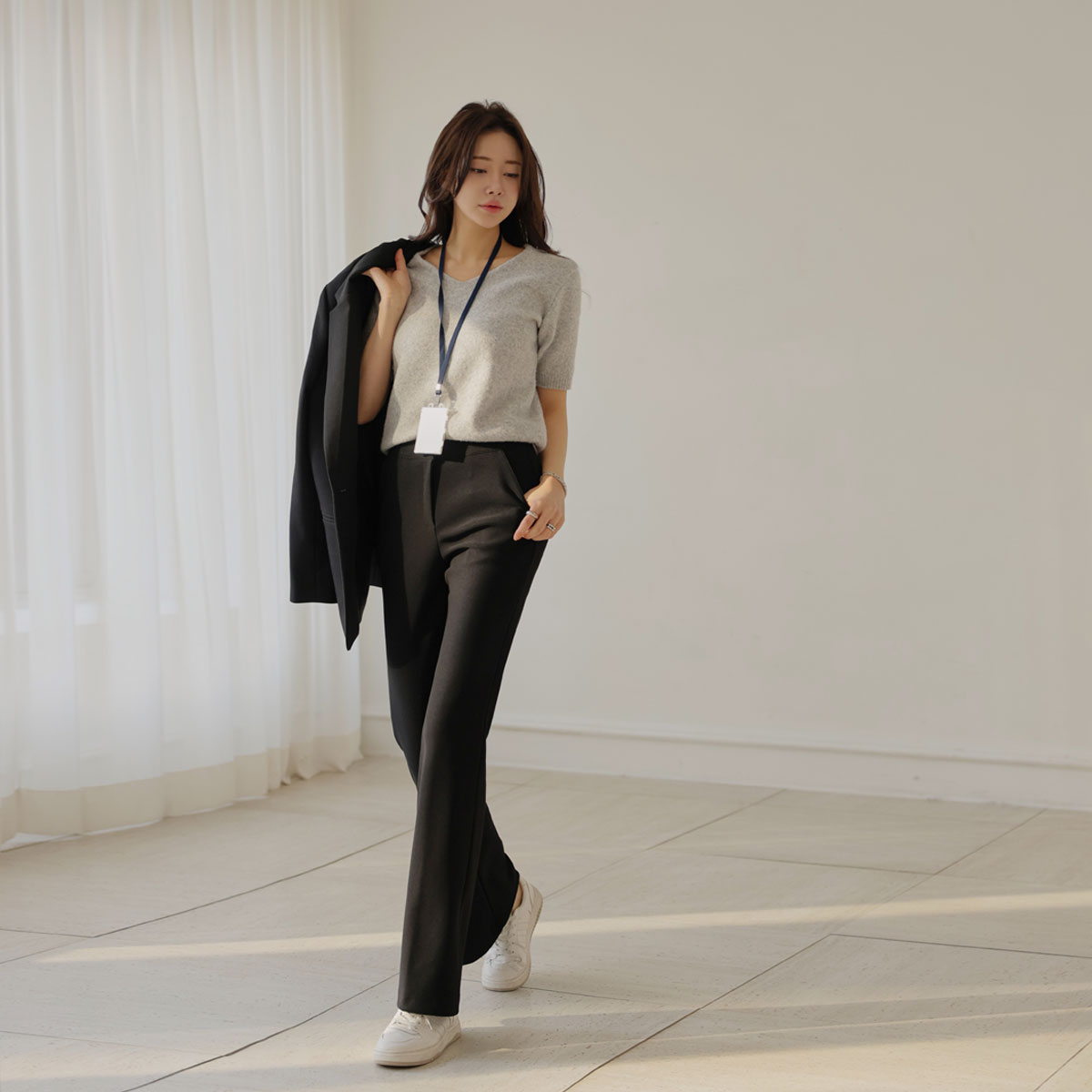 <b>[10,000 copies sold🏆/Ravely reviewed item][Made]</b> 2-type life-changing item, long-legged slacks