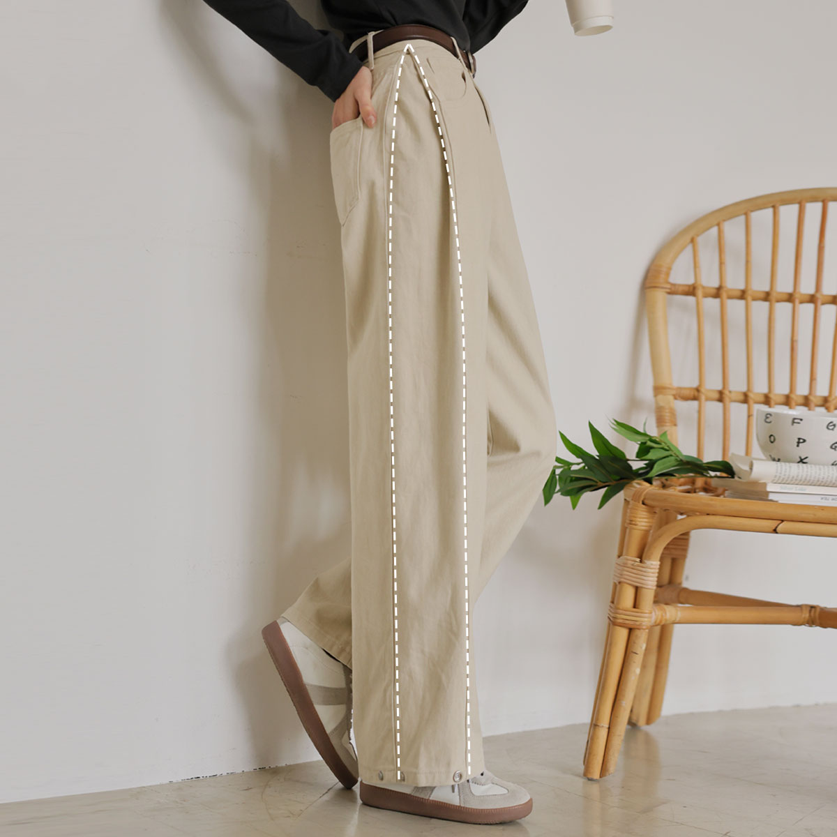 3TYPE Folding Soft Wide Pants