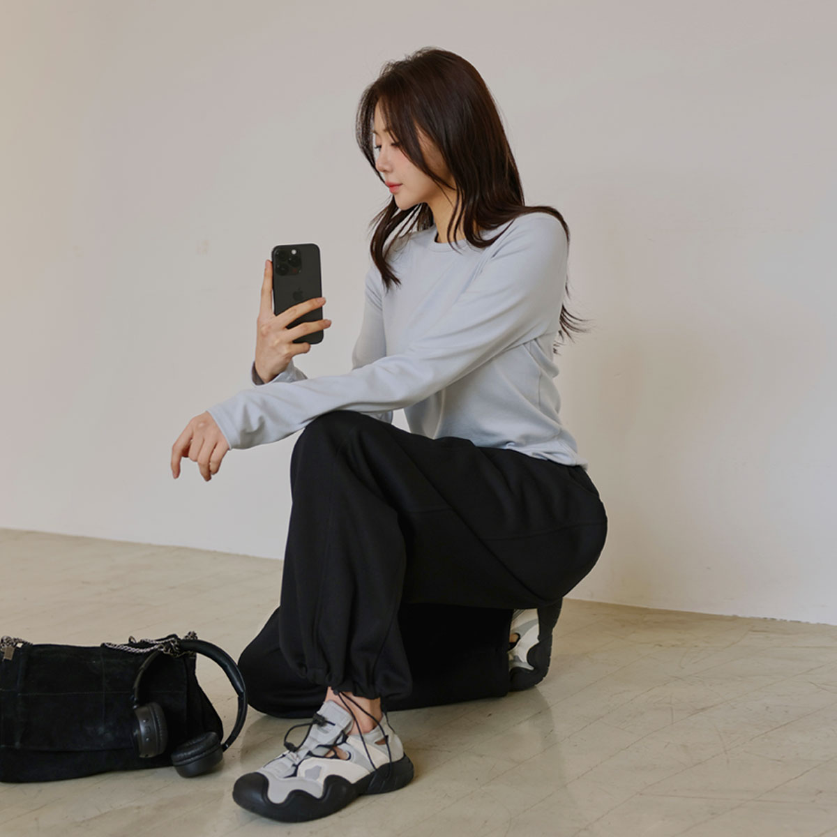 3TYPE optical illusion side-cut training pants