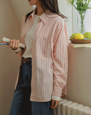 pendant loose fit Striped shirt