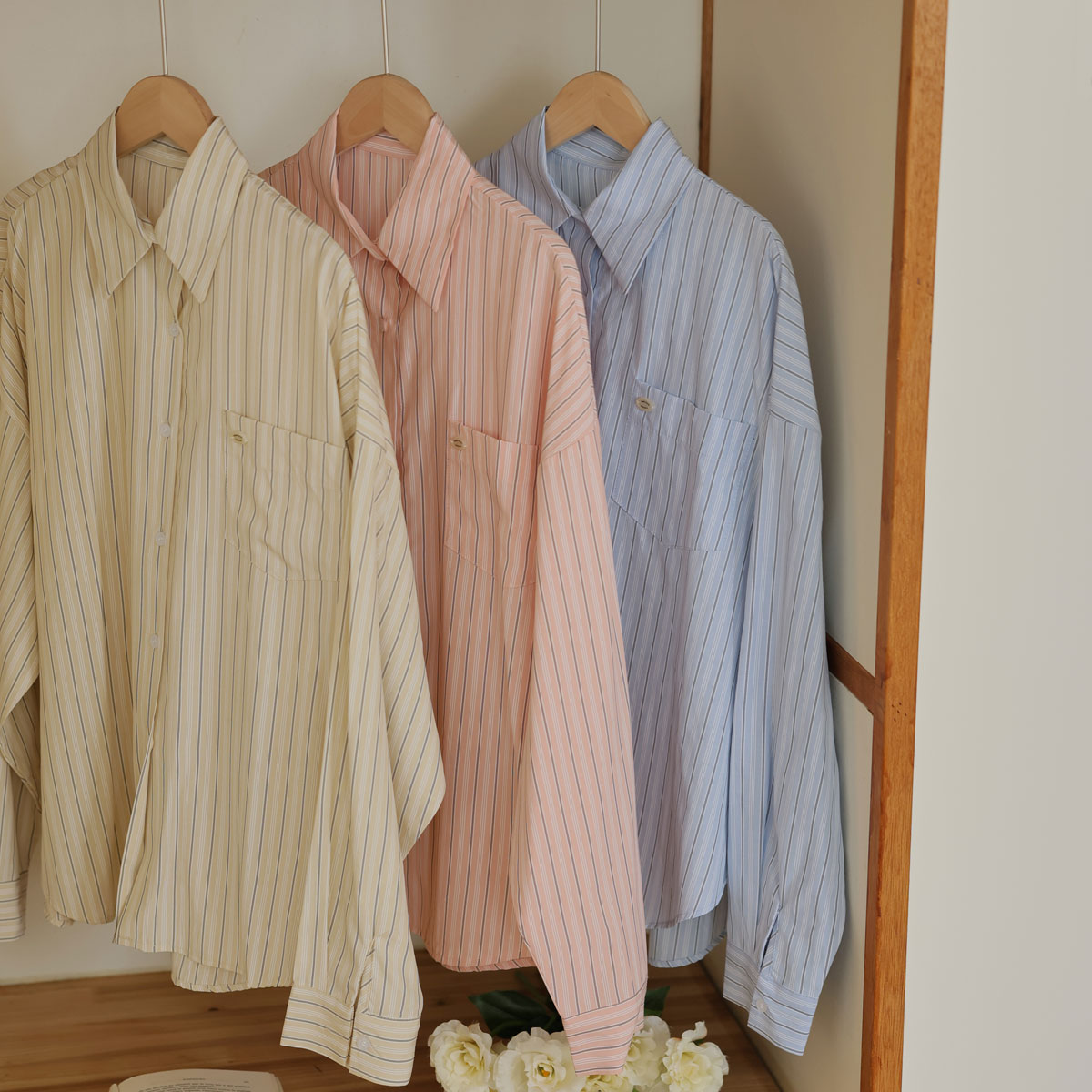 pendant loose fit Striped shirt