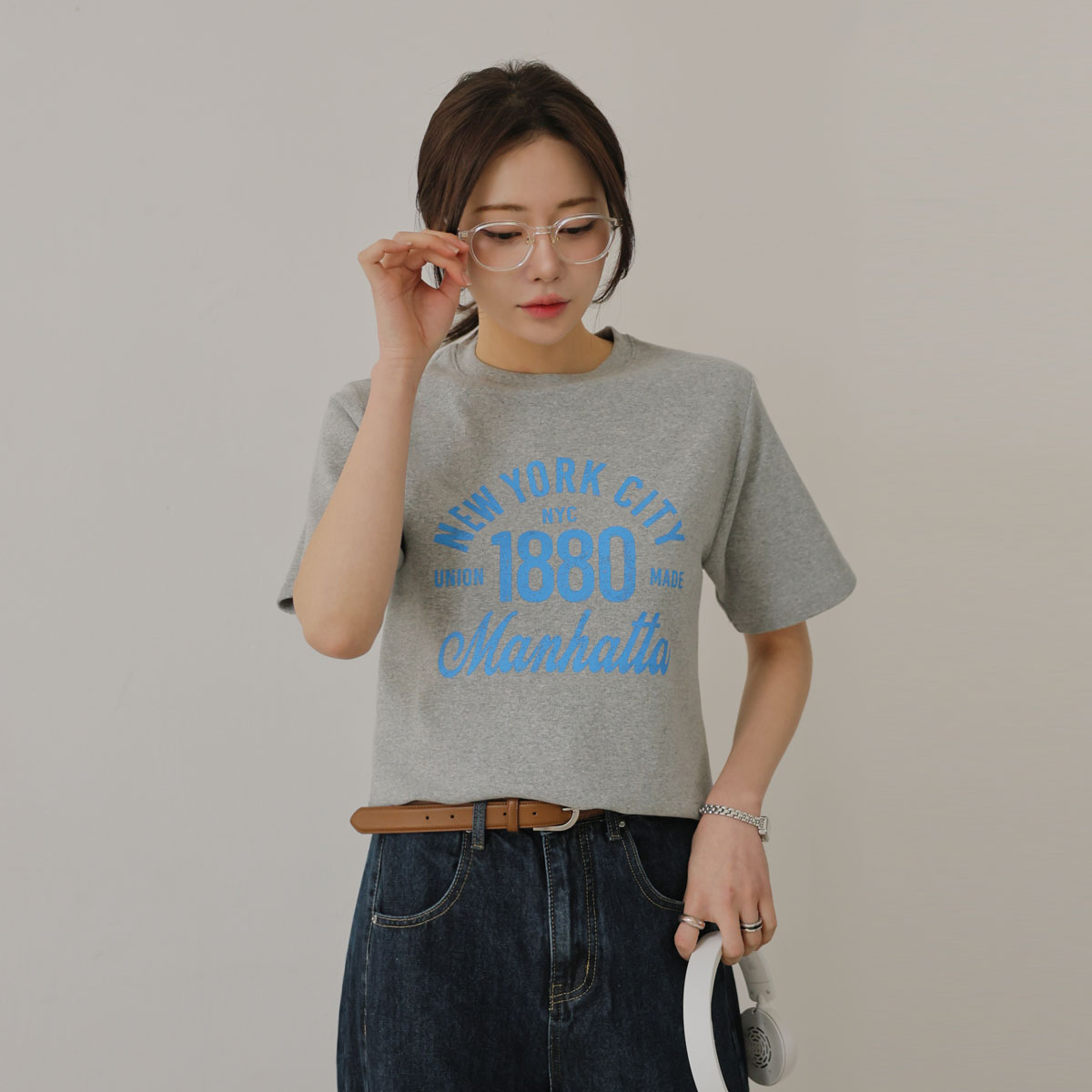 Crackfont Span Short T-shirts